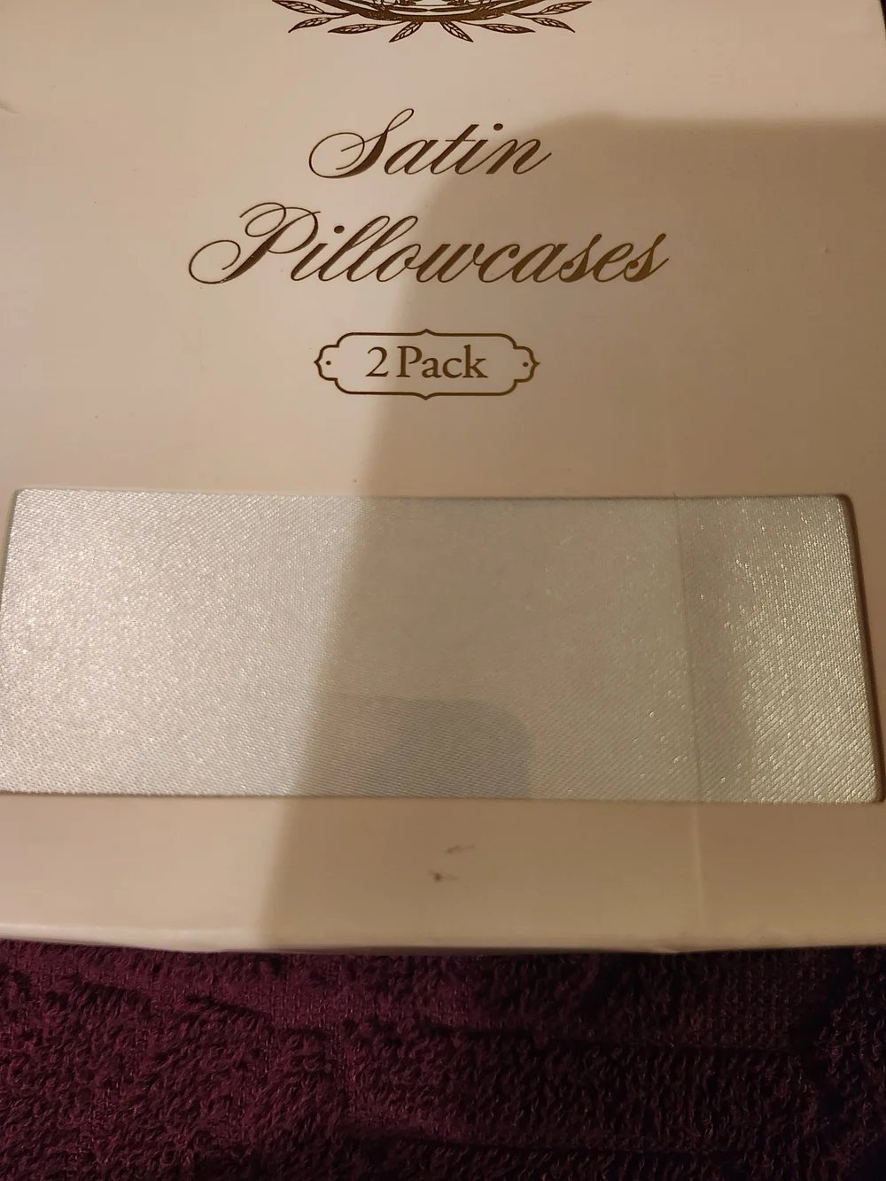 Satin Pillowcases 2-Pack in White